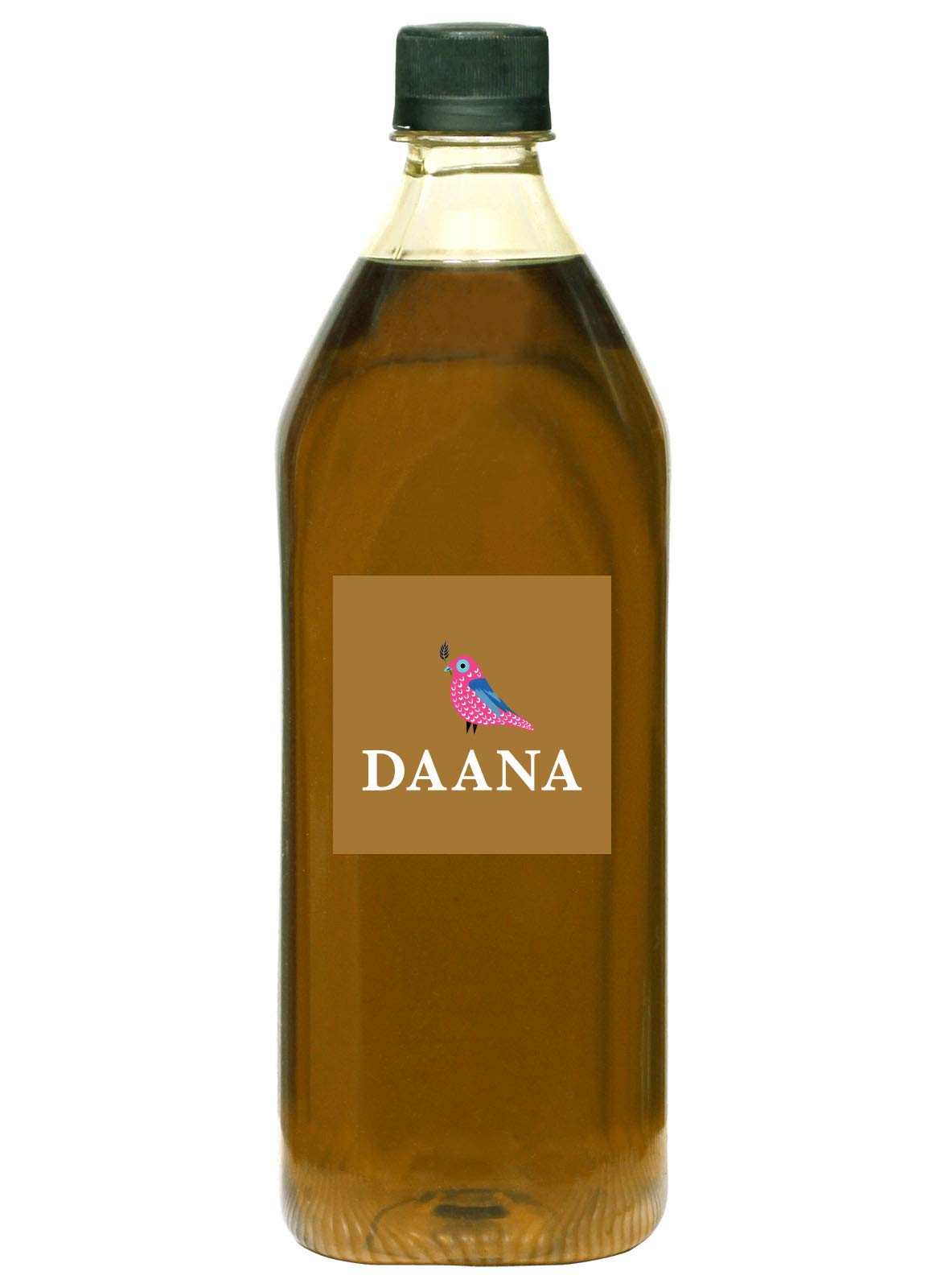 DAANA sesame oil amber glass highlighting premium cold-pressed quality