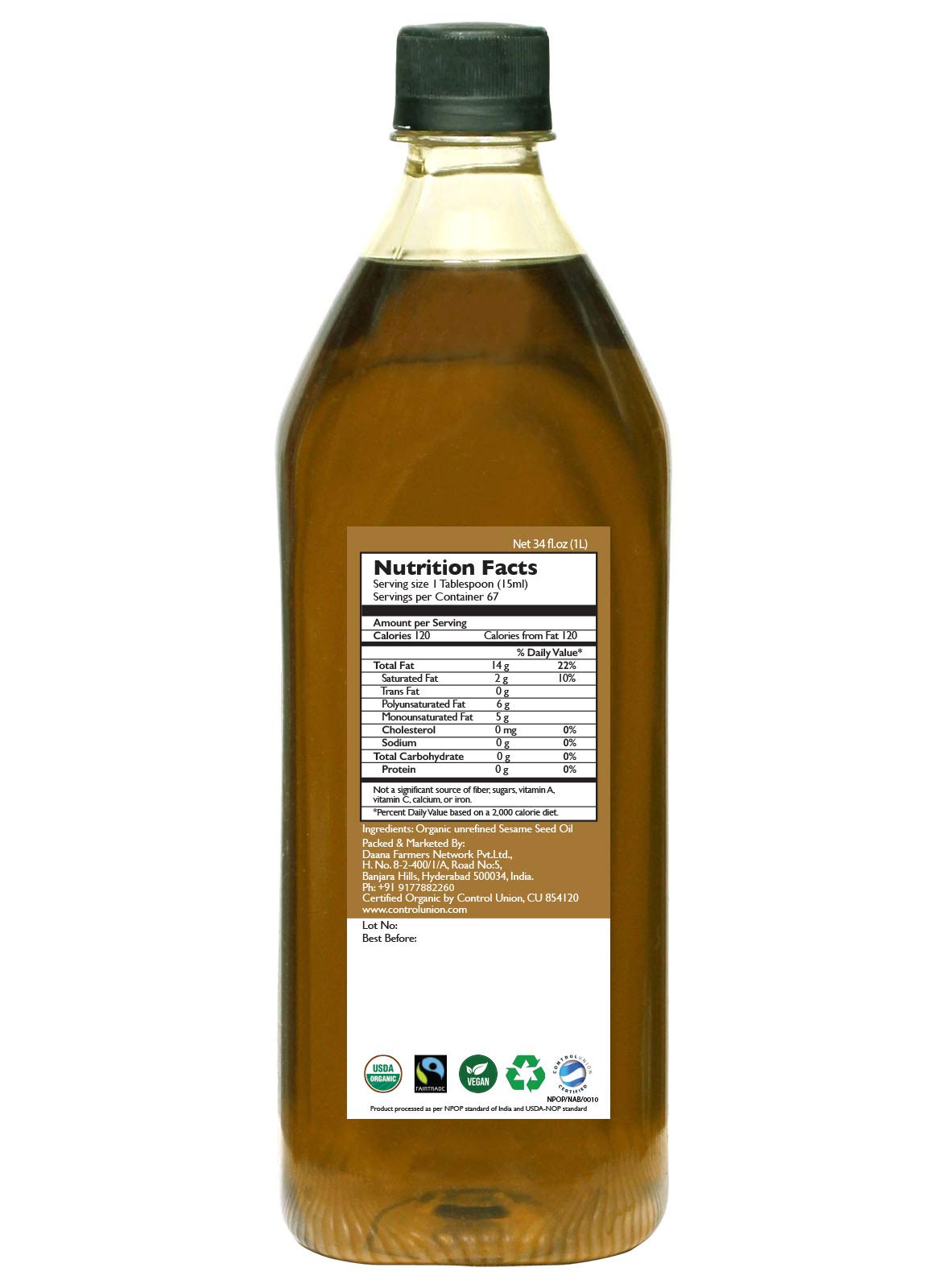 DAANA sesame oil in cooking scene adds bold, flavorful notes to meals