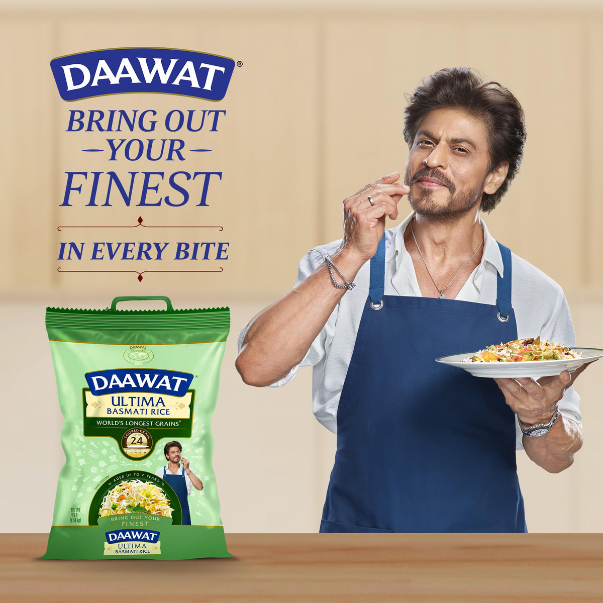 Daawat Ultima Basmati Rice royal heritage framing heritage and tradition in kitchen