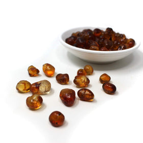 DABC OAK LAND peach gum used in desserts and beverages for natural sweetness.