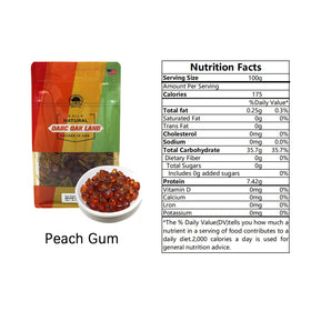 DABC OAK LAND no additives label highlighting clean ingredients.
