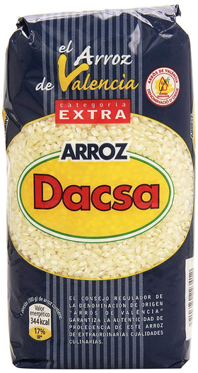 Dacsa Arroz Round Rice two-bags packaging for easy storage