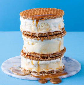 Daelmans 8-pack individually wrapped stroopwafels for on the go