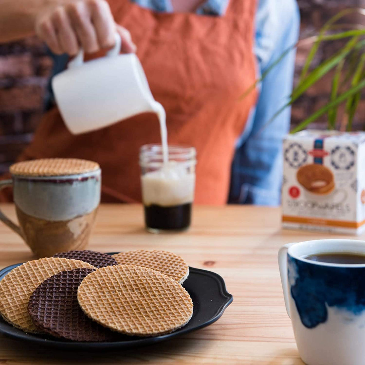 Daelmans Caramel Stroopwafel, individually wrapped for freshness on the go.
