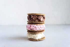 Daelmans Caramel Stroopwafel served on a plate ready for sharing.