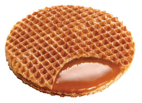 Daelmans Stroopwafel caramel warming over coffee evokes a Dutch ritual.