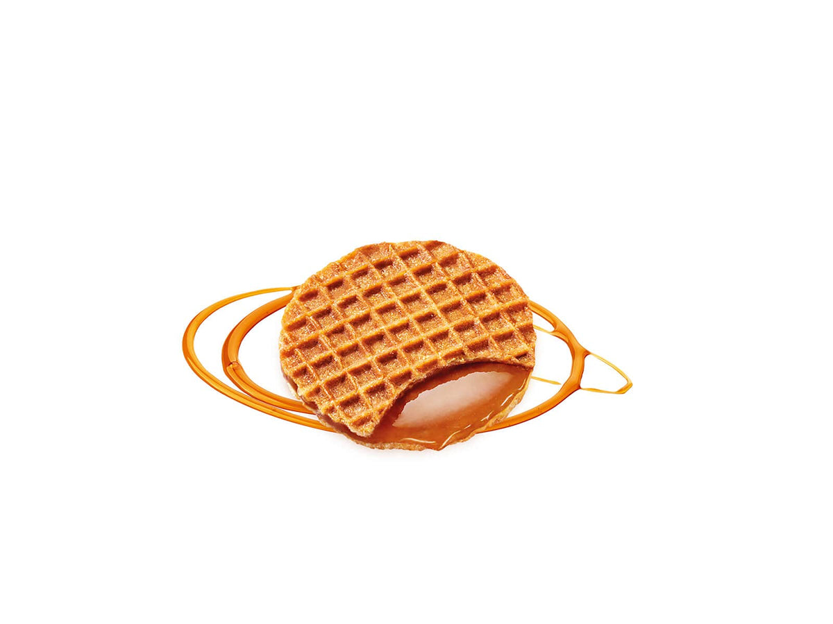 Daelmans Stroopwafels individually wrapped minis, preserved freshness for on the go