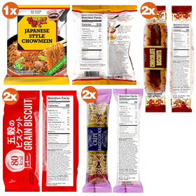 Dagaon 40-treat assortment highlights cookies, chips, pies, and candies for diverse cravings.