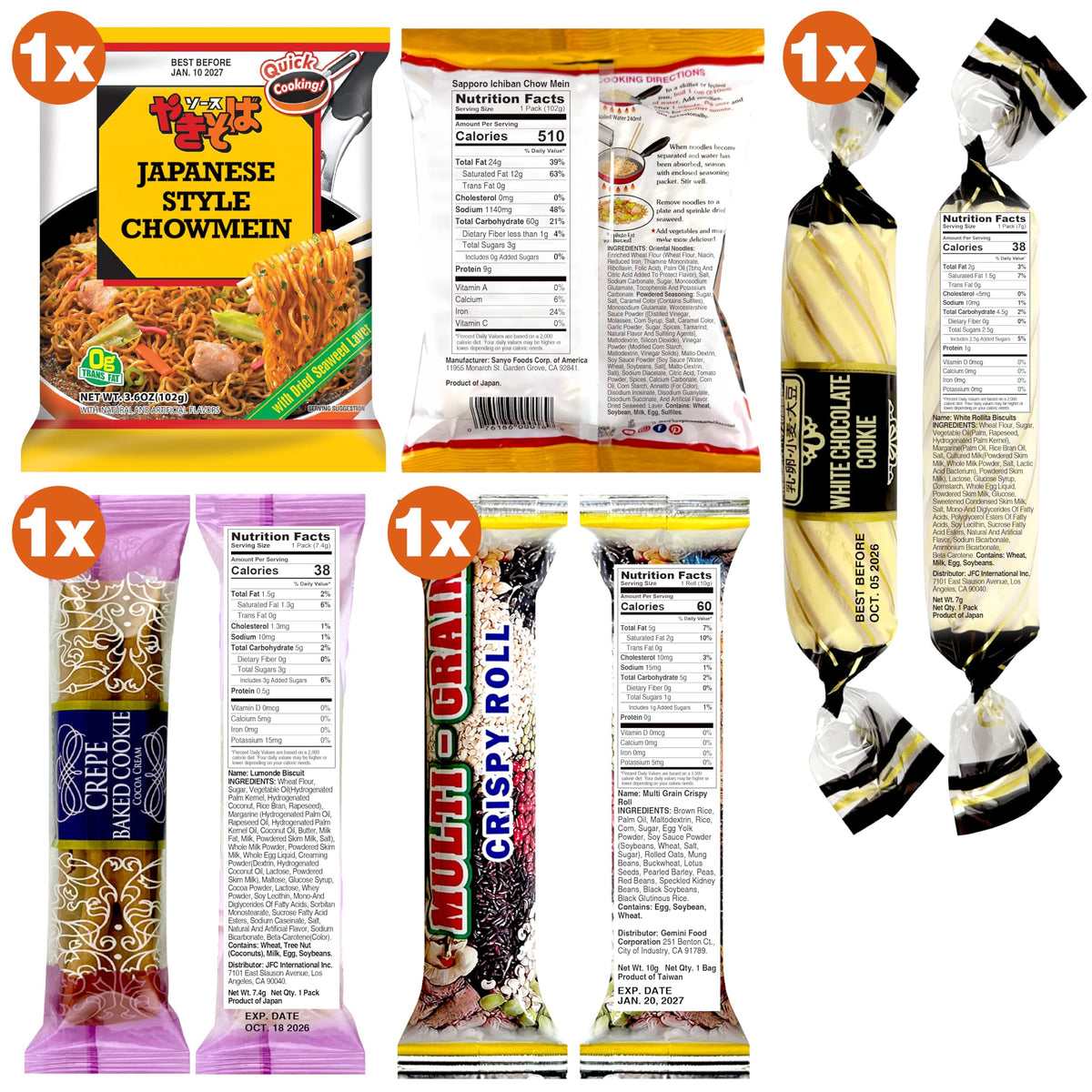 Dagaon biscuits and cookies in Asia treats, fresh and ready on-the-go.