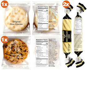 Dagaon candies and ramen bring sweet contrasts and comforting warmth in one box.