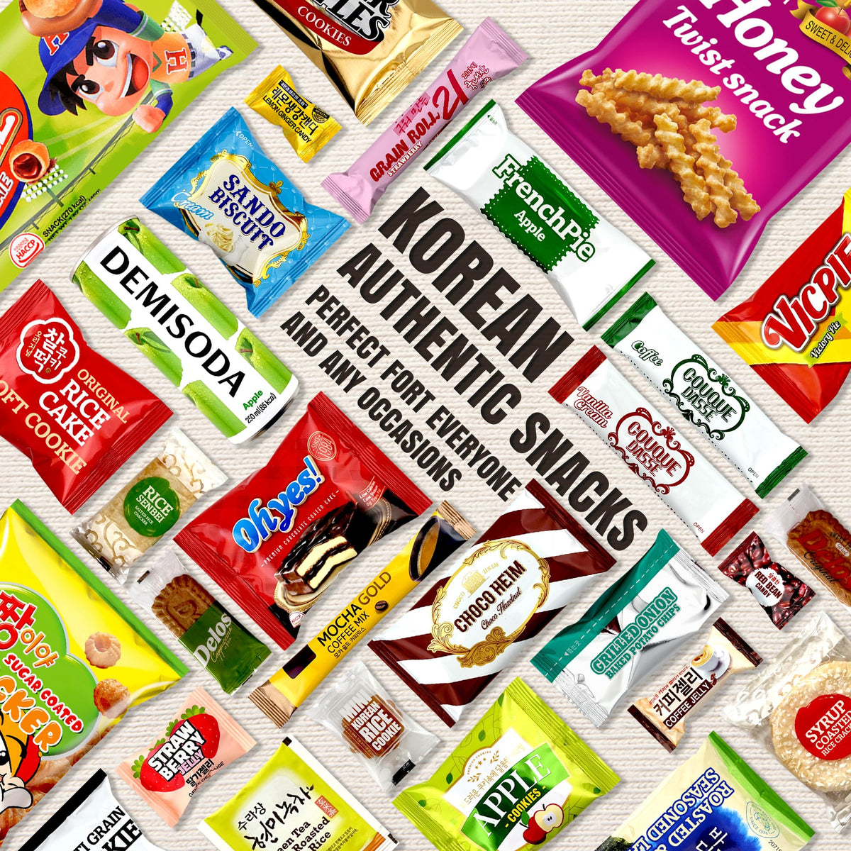Dagaon Korea product glimpse, showcasing Korean-made snacks.