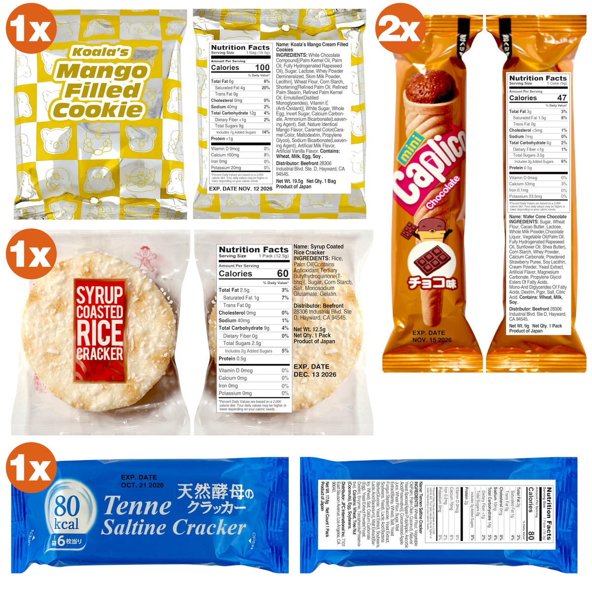 Dagaon snack box wrapping highlights convenient, individually wrapped treats for freshness on the go.