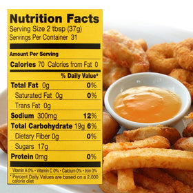Dai Day Duck Sauce 40oz label closeup highlights bold branding.
