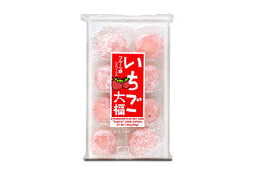 Daifuku green tea mochi outer; delicate aroma and smooth bite.