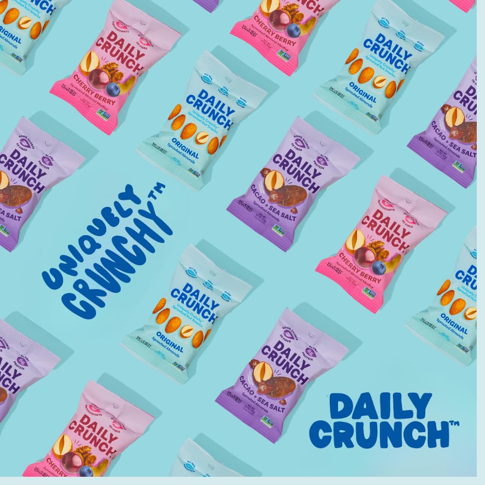Daily Crunch keto-friendly snack concept image suggesting high-protein, low-sugar option