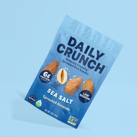 Daily Crunch on-the-go snack bag, ready for lunchboxes and travel.