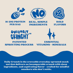 Daily Crunch party platter idea featuring sprouted almonds