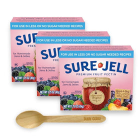 Daily Gemz Sure Jell low sugar pectin 3-pack bottles for thicker fruit jams