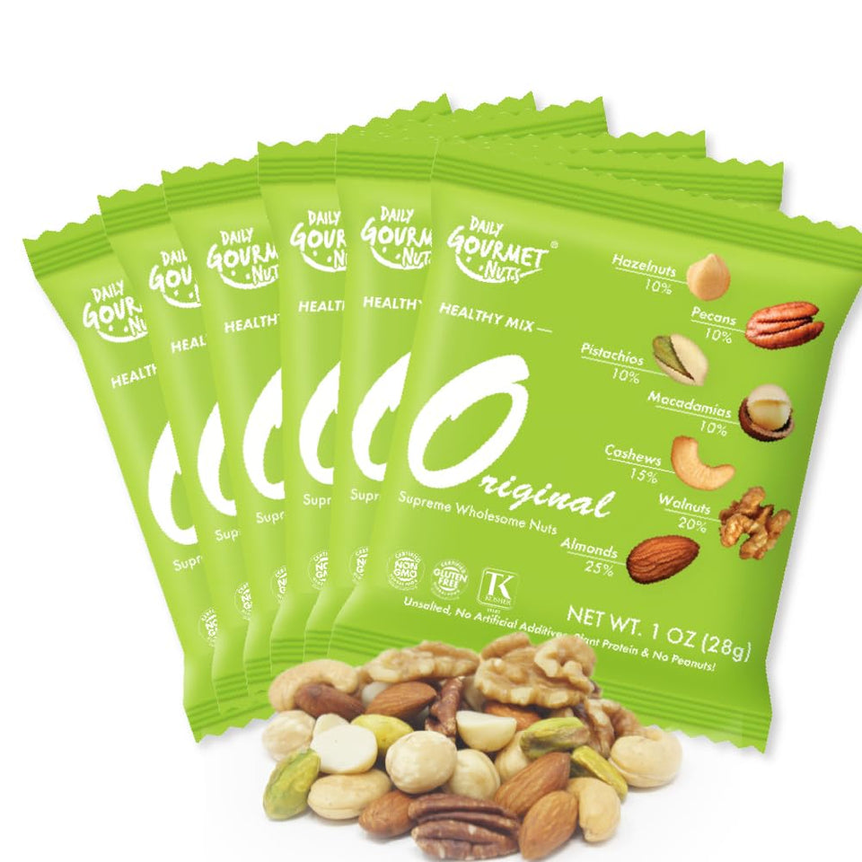 Daily Gourmet Nuts almonds dry-roasted pack for on-the-go protein