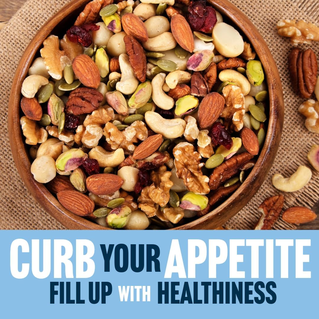 Daily Gourmet Nuts front view showing single-serve portion for freshness.