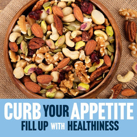 Daily Gourmet Nuts front view showing single-serve portion for freshness.