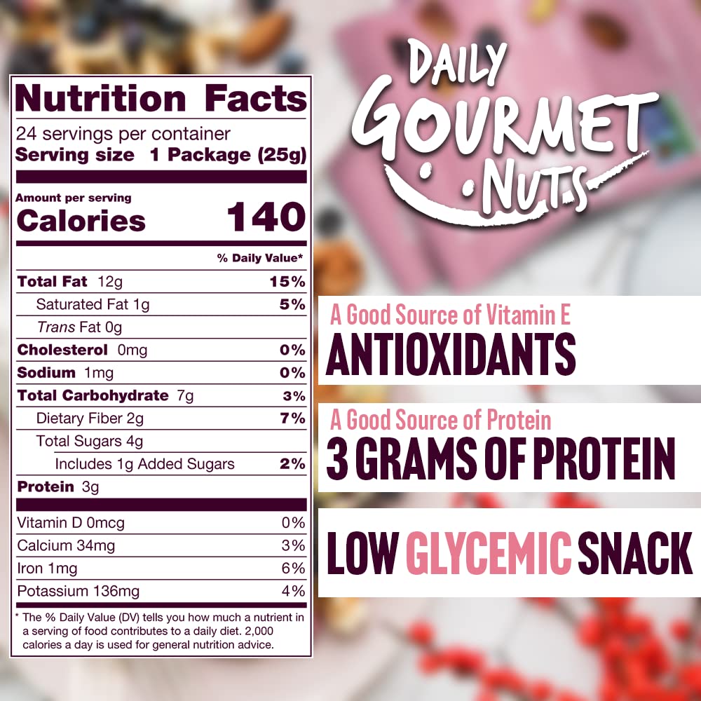 Daily Gourmet Nuts dried-blueberries: fruity sweetness with toasted nuts