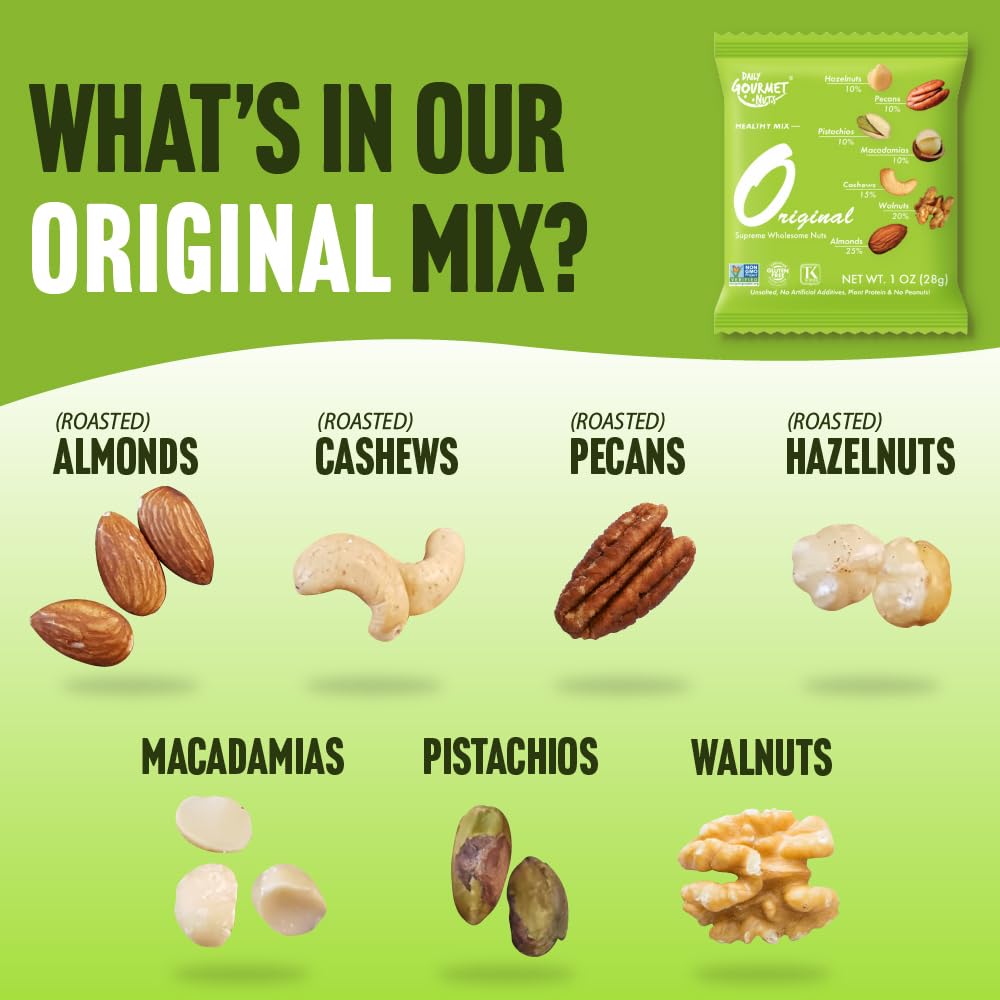 Daily Gourmet Nuts walnuts portion pack for tasting-ready snacking