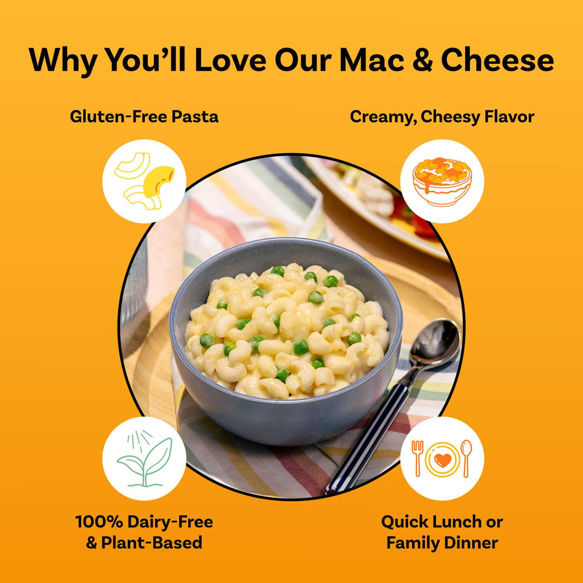 Daiya creamy sauce texture close-up highlighting plant-based melt.