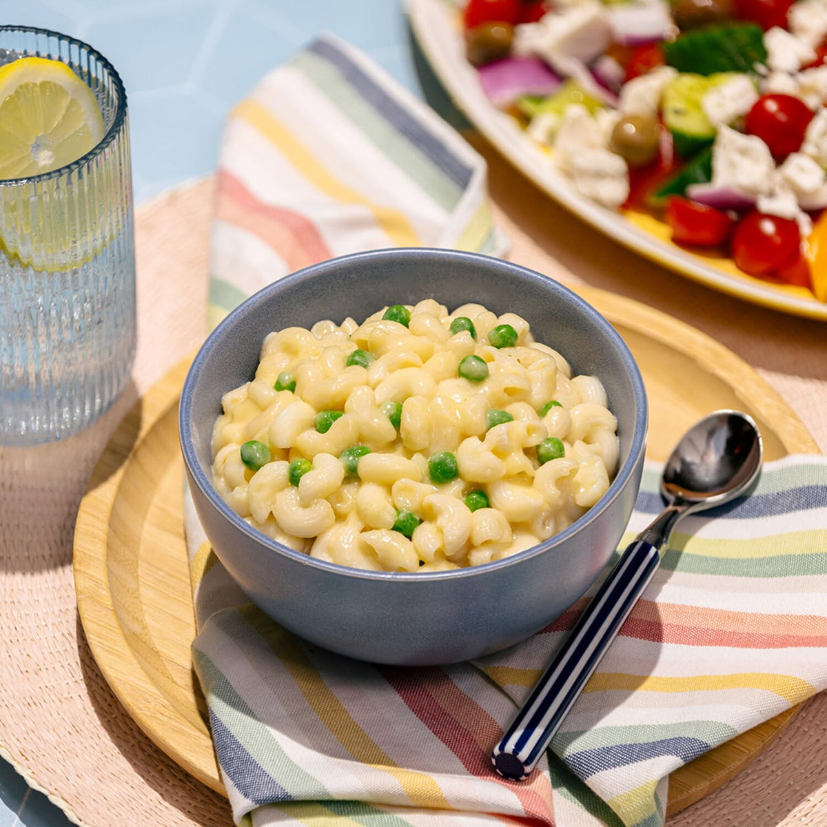 Daiya dairy-free White Cheddar Mac and Cheese bowl ready to serve