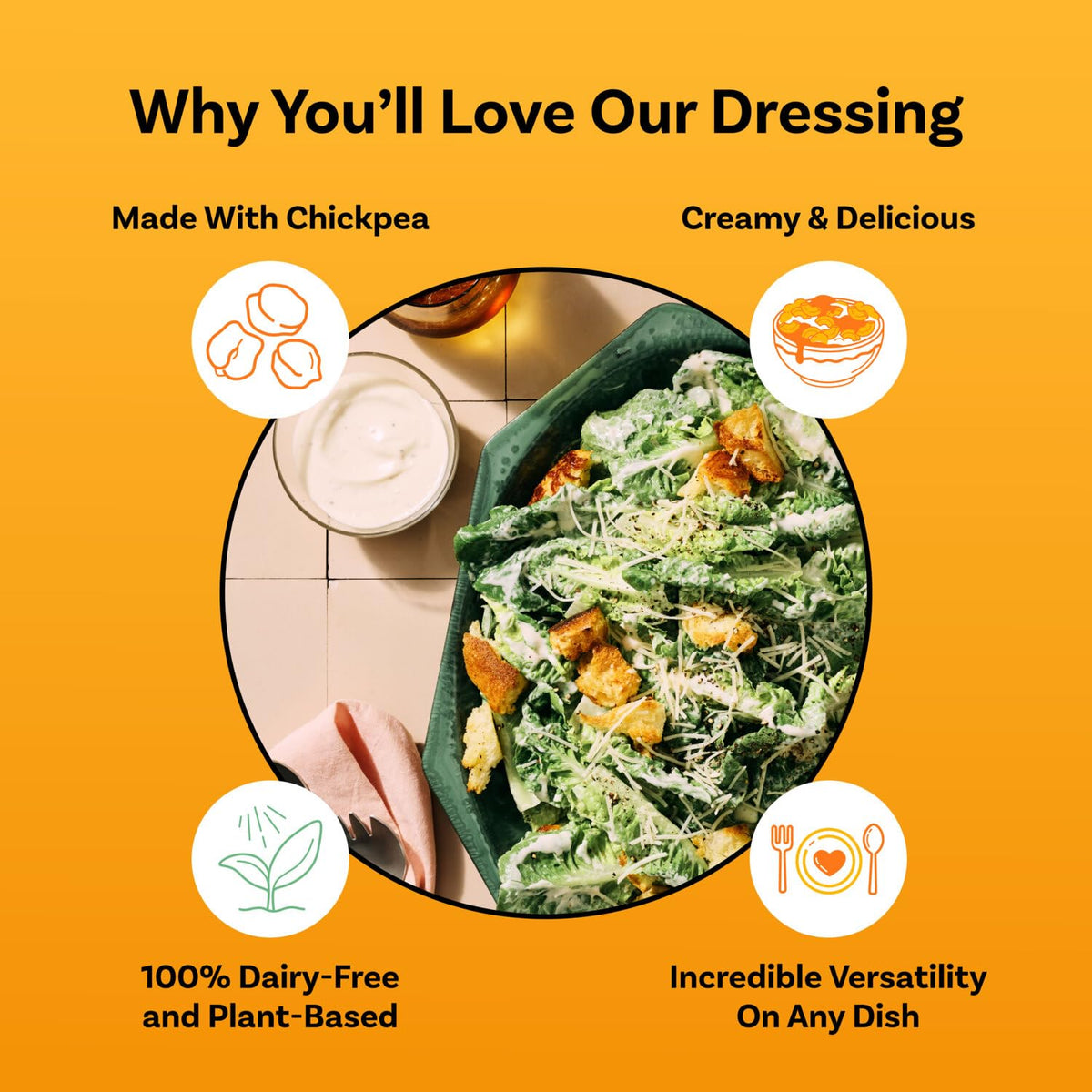 Daiya Homestyle Ranch with vegetables for dipping and snacking