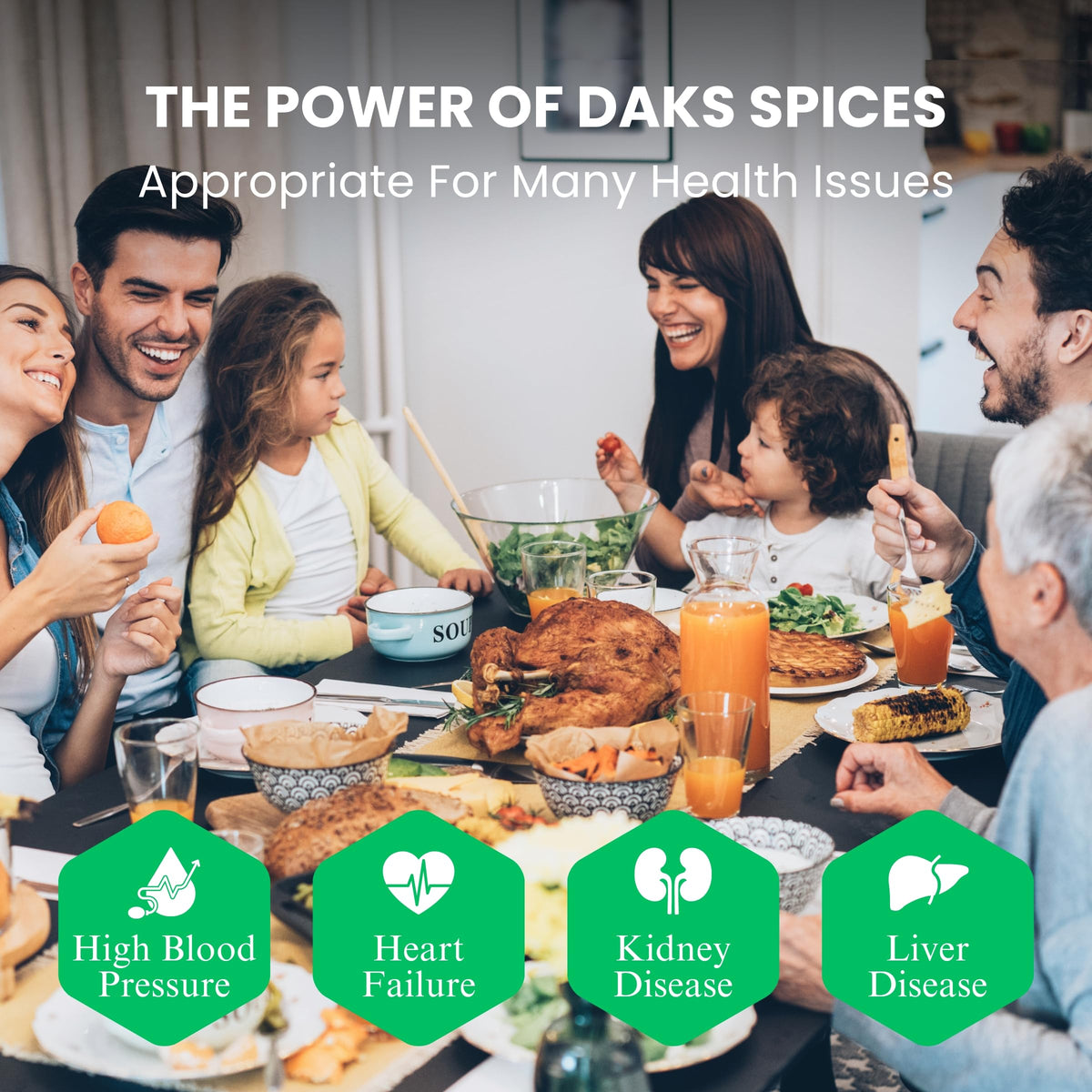 DAK'S Spices Blackened bottle pour perfect rub for seared chicken and seafood