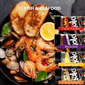 DAK'S Spices dining counter shot showcases easy-weeknight flavor boost