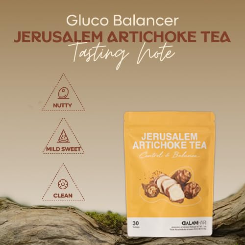 DALAMHARI inulin-rich sunchoke root image suggests gentle daily balance.