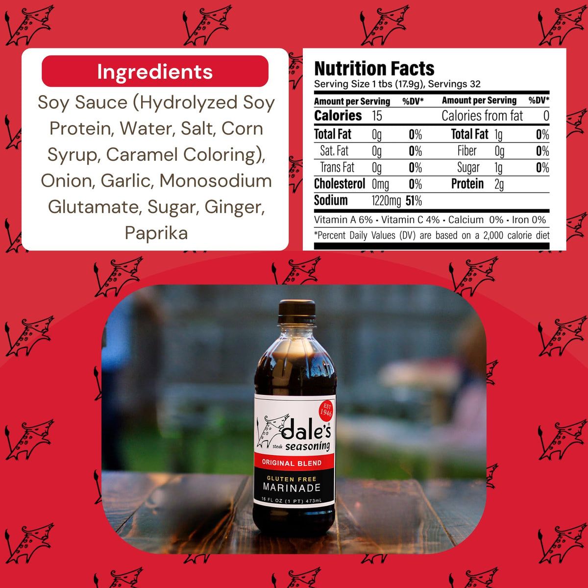 Dale's Original Steak Seasoning on grilled meat plate for weeknight dinners