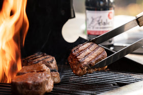 Dale's Original Steak Seasoning kitchen scene shows easy seasoning for all proteins