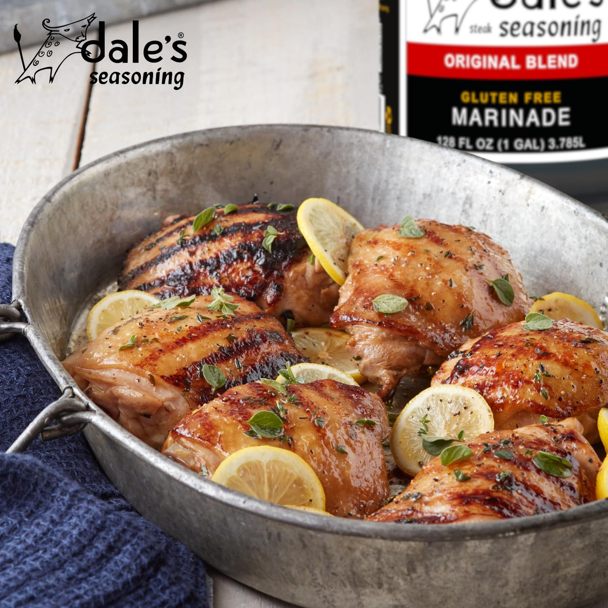 Dale's Steak Seasoning on a premium-cut steak ready for searing