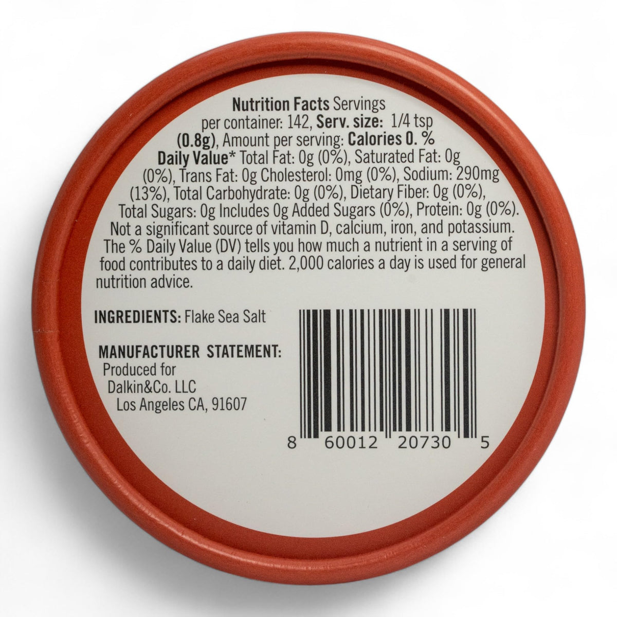 Dalkin & Co Flake Salt balances desserts with a light, clean finish.