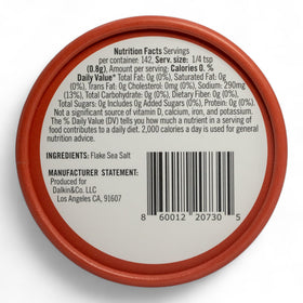 Dalkin & Co Flake Salt balances desserts with a light, clean finish.