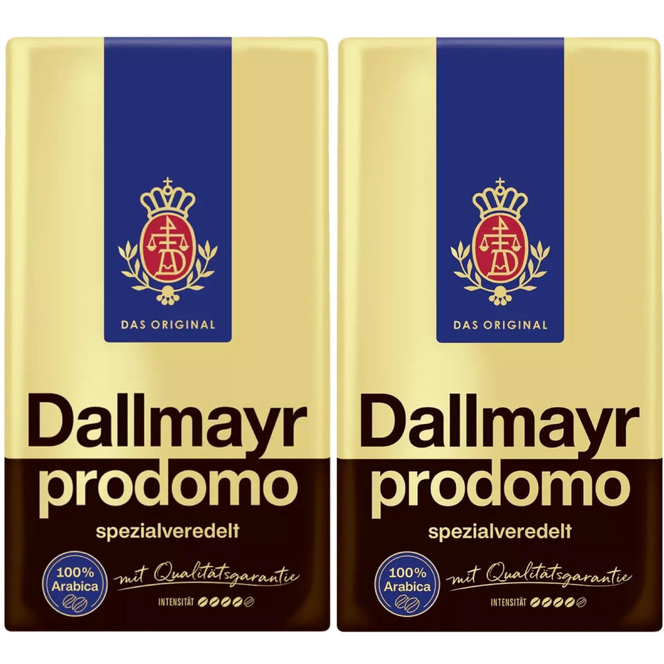 Dallmayr Prodomo ground coffee pack-2 ready for premium mornings with rich aroma