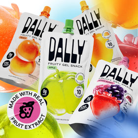 DALLY traditional Korean-inspired berry snack in convenient pouch.