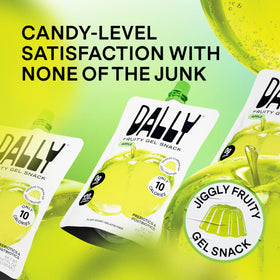 DALLY on-the-go Konjac Jelly snack with apple flavor for weight-conscious snacking