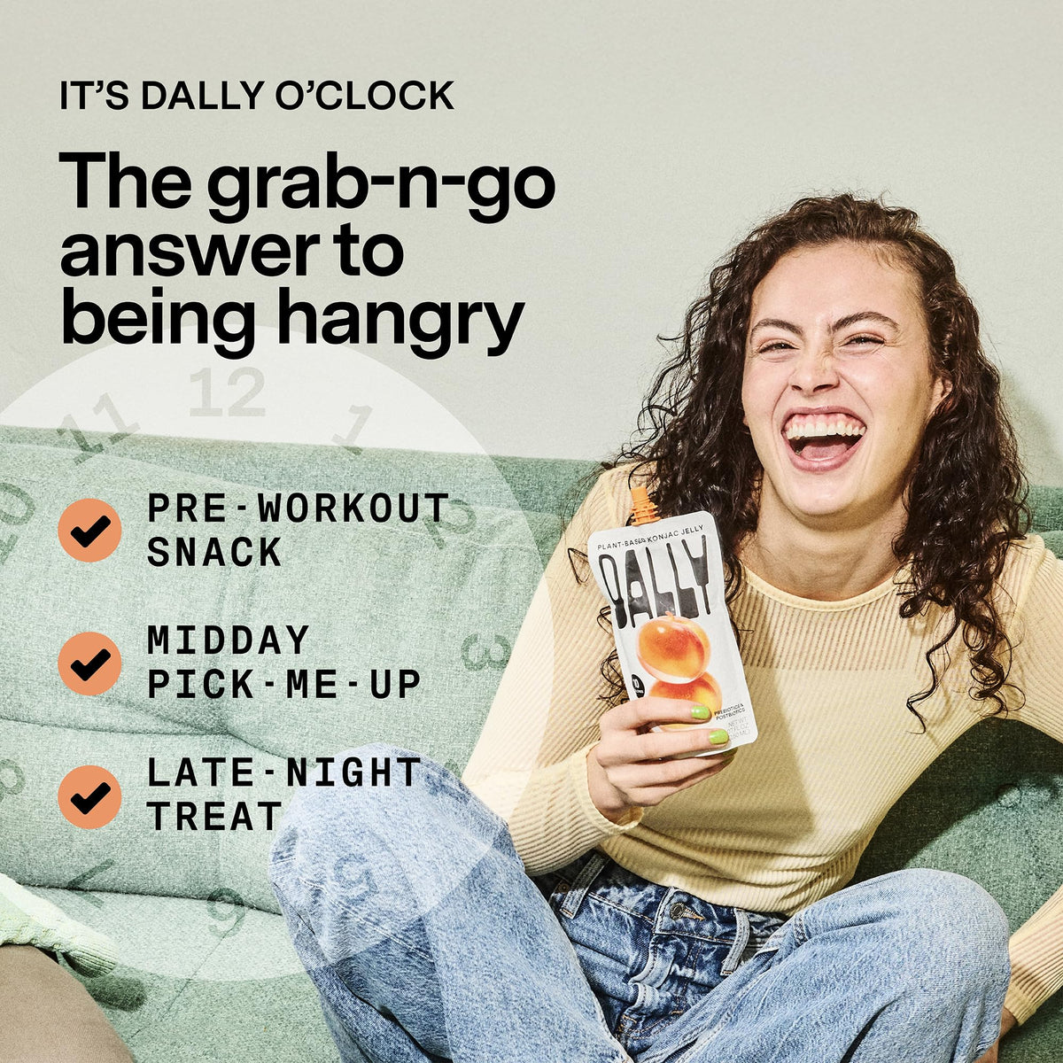 DALLY Peach Drinkable Konjac Jelly poured release reveals real fruit flavor
