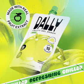 DALLY Prebiotics and Postbiotics konjac snack for gut health support