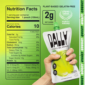 DALLY Vegan Gluten-free Dairy-free konjac snack suitable for vegan and gluten-free diets