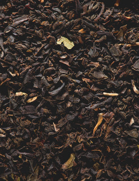Dammann Freres Breakfast Blend in a cup with inviting aroma.