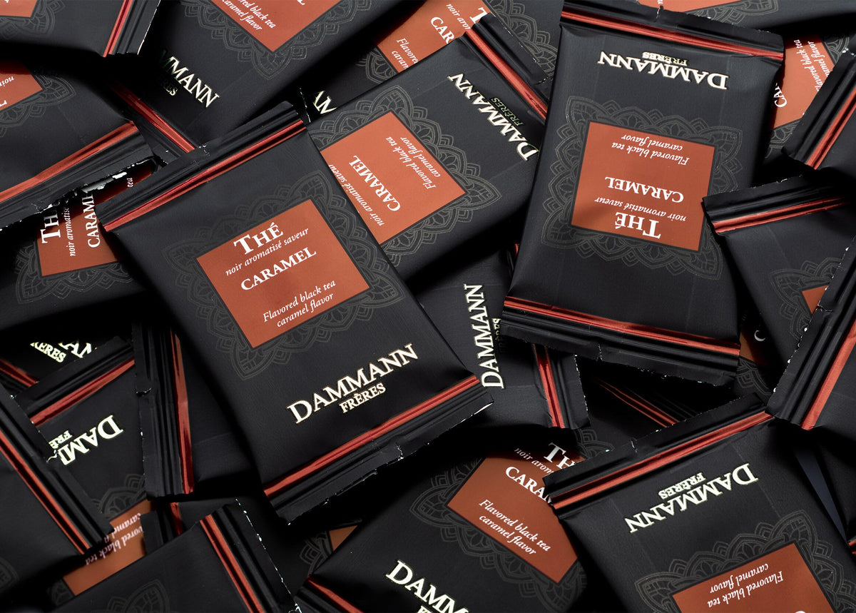 Dammann Frères caramel toffee aroma emphasizes inviting scent during tea ritual