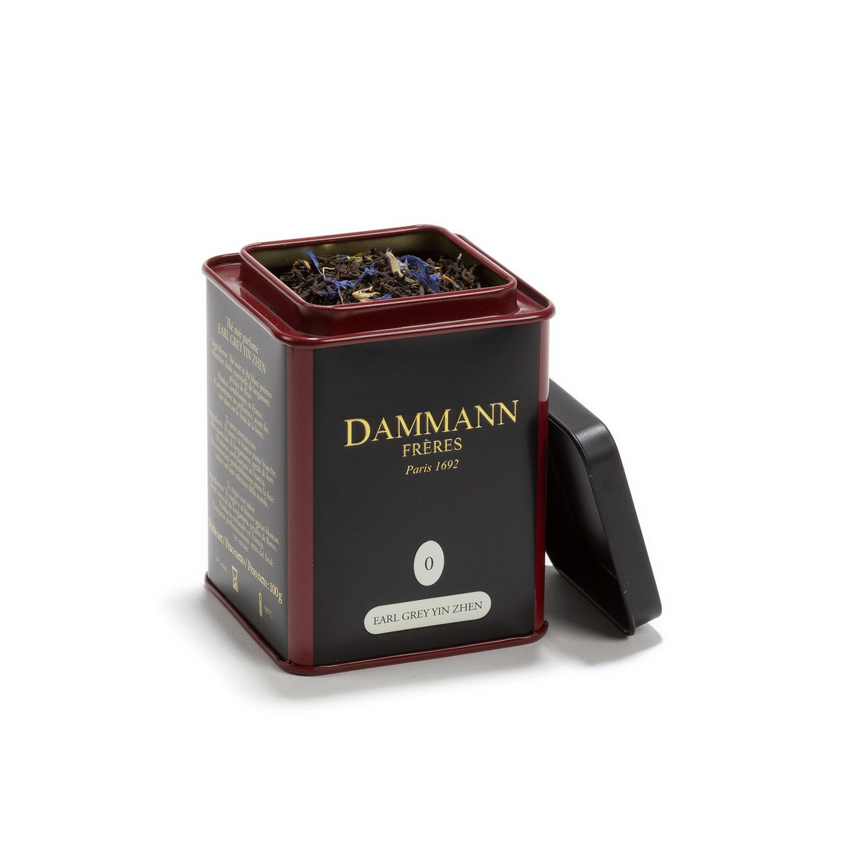 Dammann Frères Earl Grey loose leaf tea tin with bergamot aroma.