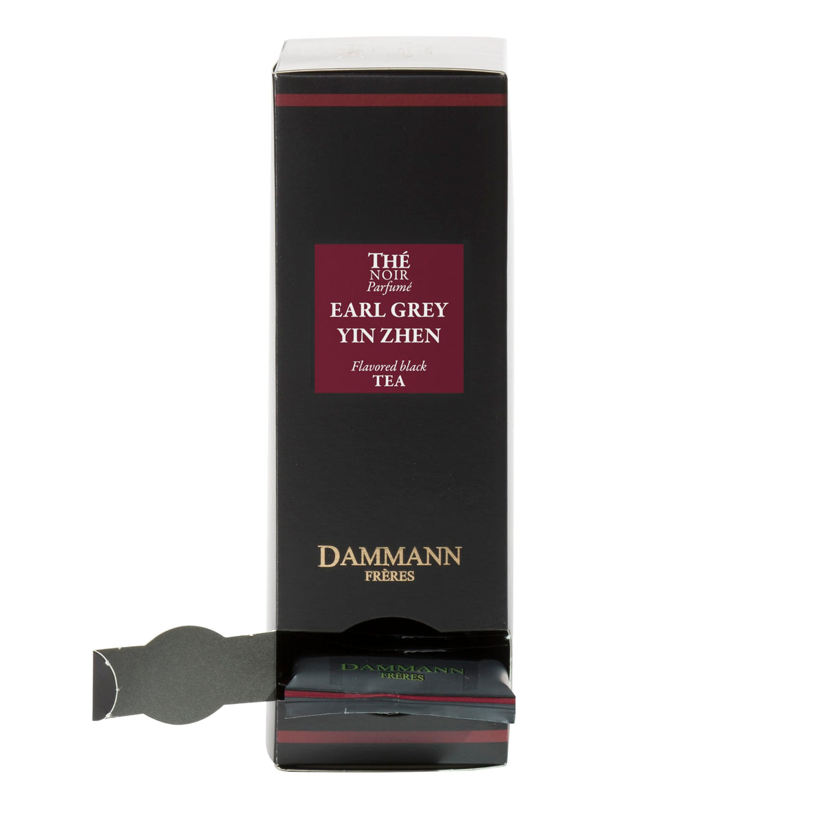 Dammann Freres Earl Grey Yin Zhen gourmet tea box feels gift-ready.