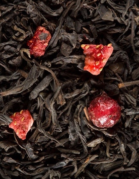 Dammann Freres hot brew showcases berry-forward notes in cup.