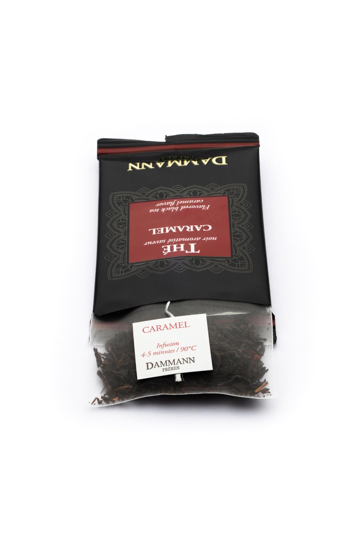 Dammann Frères individually wrapped sachets ensure fresh flavor for on-the-go brewing